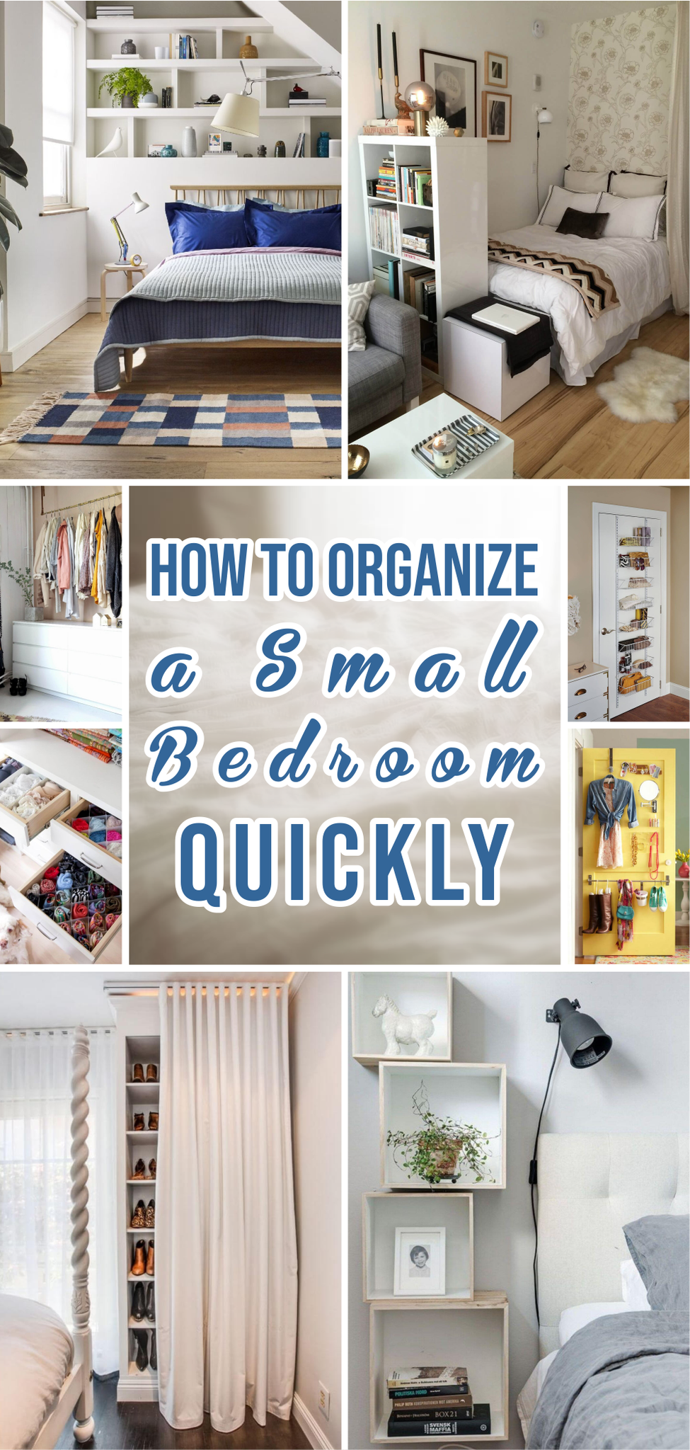 How to Organize a Small Bedroom Quickly