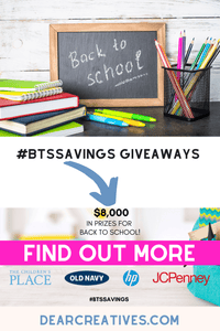 Back To School Giveaways – #BTSSavings