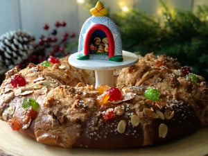Three Kings Day Bread or Roscn de Reyes