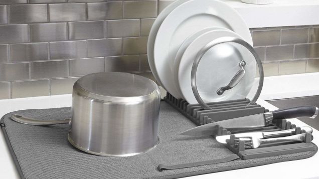 Do Your Kitchen Counter a Favor and Get This $10 Dish Drying Rack
