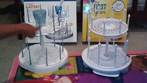 Munchkin LATCH Spinning Drying Rack and The First Years Spin Stack Drying Rack.