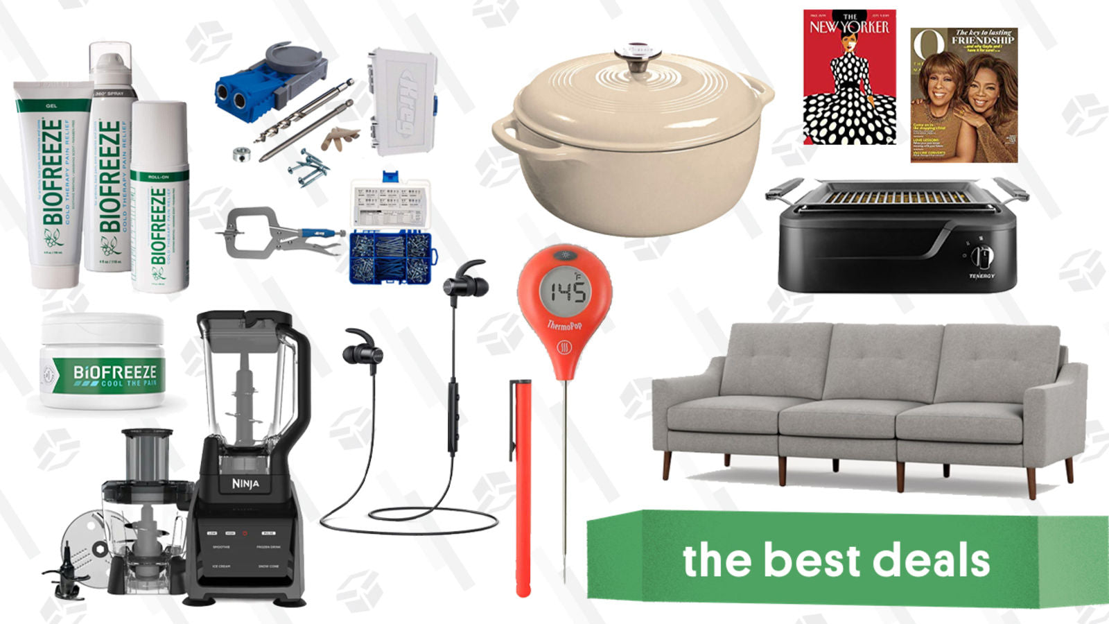 Saturday's Best Deals: Kreg Starter Kit, Razer Huntsman Pro, Burrow, ThermoPops, and More