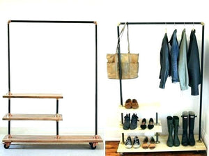 leaning clothes rack industrial clothing rack industrial clothing rack shoe and coat inspired by urban outfitters pipe leaning clothes leaning clothes drying rack.