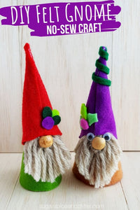 While we have so many magical crafts on Sugar, Spice and Glitter (including fairies, mermaids, dragons, and wizards), I realized we had no Easy Gnome Crafts for Kids – so naturally, we had to rectify that with today’s Felt Gnome Craft for Kids.