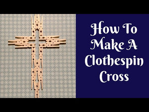 Hey y'all! In this video, I'm gonna show you how to make a clothespin cross