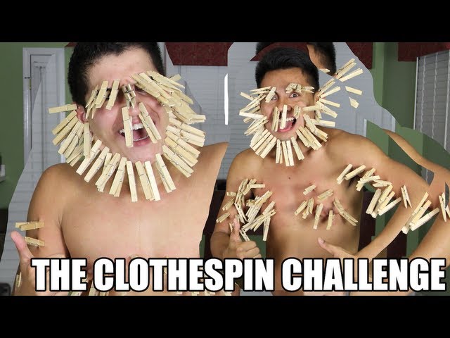 How many clothespins can you put on your face? Here's the BEST OF WASSABI!: