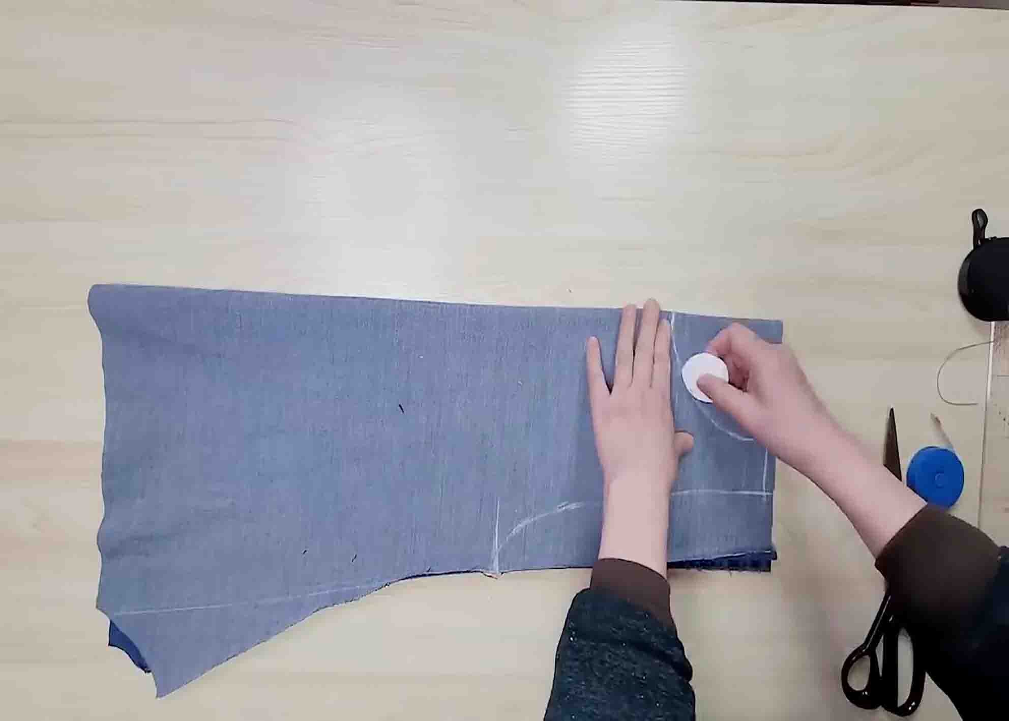 DIY Upcycled Jeans Dress Tutorial