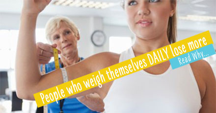 People who weigh themselves DAILY lose more weight