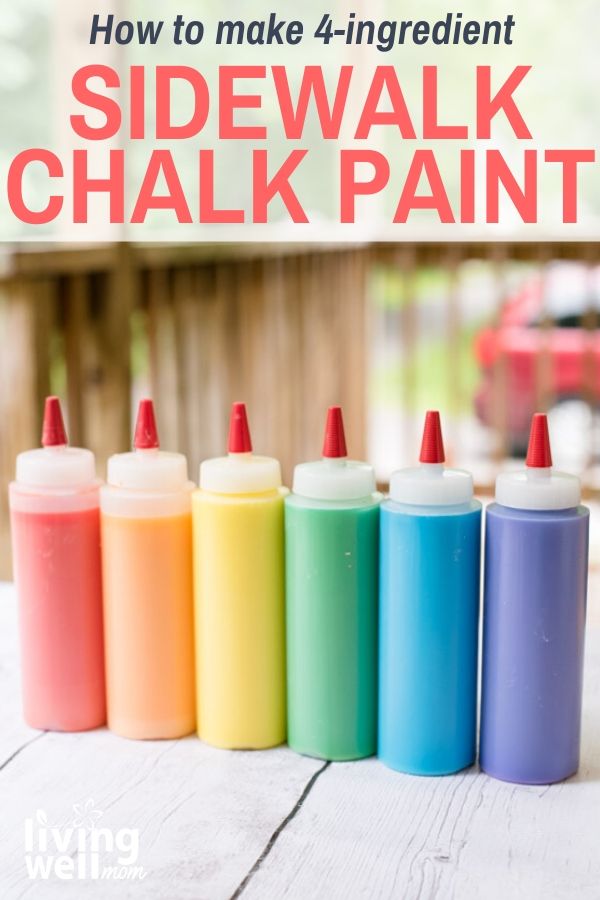 DIY Sidewalk Chalk Paint for Kids