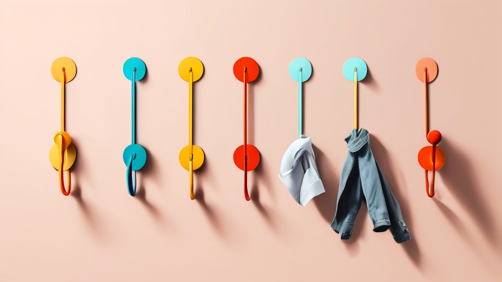 Wall-Mounted Clothes Hook Guide