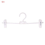 3pcs Clothes Trousers Pants Skirt Dress Hangers Clip Hook Rack Non-Slip Adjustable