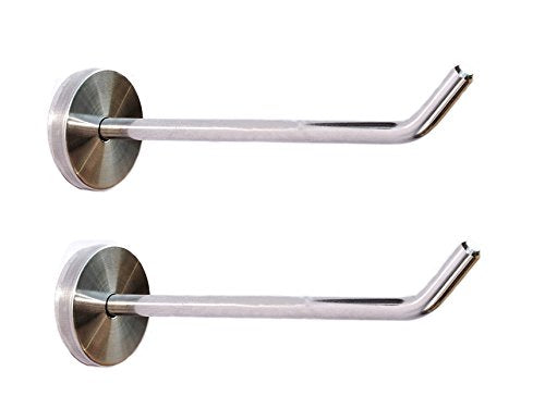 LonkerÂ Stainless Steel Wall Hook Single Holder for Living room Coat Hat Robe hanger Bathroom Towel Kitchen Strong Heavy Duty Garage Storage Organizer Utensil Hook(2pcs)