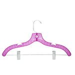 HoneyCanDo 120-pack Crystal Tinted Suit Hanger, Pink