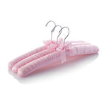 Non-slip- Coat Hanger Silk Sponge No Trace Hanger, 6/15 Pack hanger (Color : Pink, Size : 6 Pack)