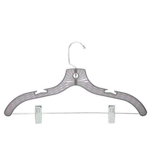 HoneyCanDo 120-pack Crystal Tinted Suit Hanger, Gray
