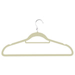 Honey-Can-Do HNG-02000 Cascading Velvet Touch Suit Hanger, 3-Pack, Ivory