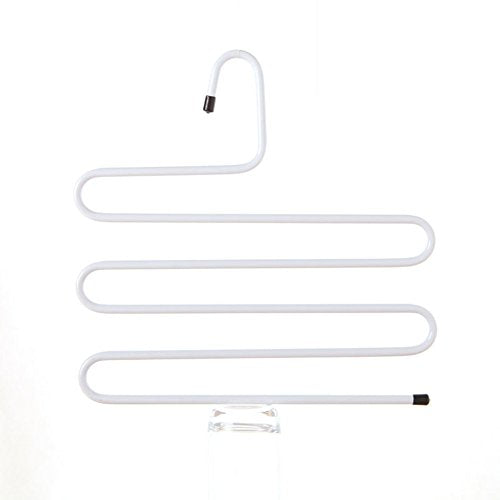 The S-type Trousers Rack Multilayer Pants Folder Clothes Hanger Pants Hanger Scarf-A