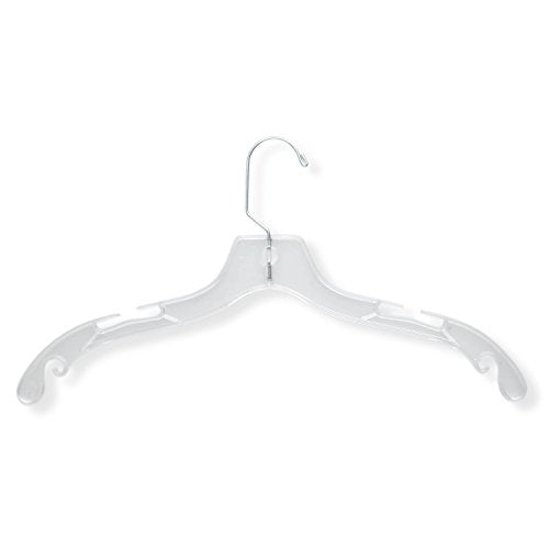 Honey-Can-Do HNGT01189 24-Pack Crystal Patterned Top Hanger, Clear