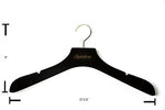 Velvet Hangers for Suits or Shirts | Velvet, Strong, Durable | With Attractive Golden Polished Swivel Hook | Hanger Designed for Suits, Shirts or Spaghetti Straps | Set of 5