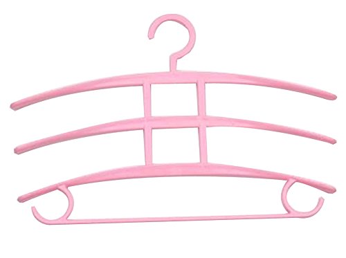 Alien Storehouse Set of 2 Clothes Rack Scarves Rack Tie Rack Belt Rack Multifunction [Pink]