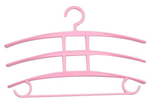 Alien Storehouse Set of 2 Clothes Rack Scarves Rack Tie Rack Belt Rack Multifunction [Pink]