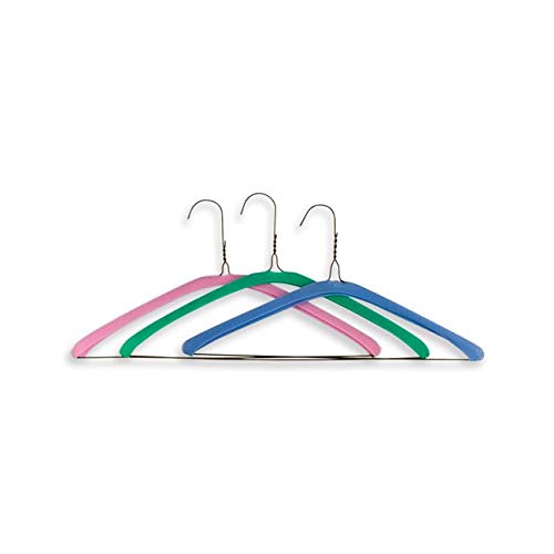 Non Slip Grips Foam Hanger Covers for Metal Wire Clothes Hangers 16 inch (40cm) HANGERS NOT INCLUDED Soft Foam Protects Lingerie, Slips, Tank Tops, Spaghetti Straps, Dry Cleaning, Laundry 100 Count