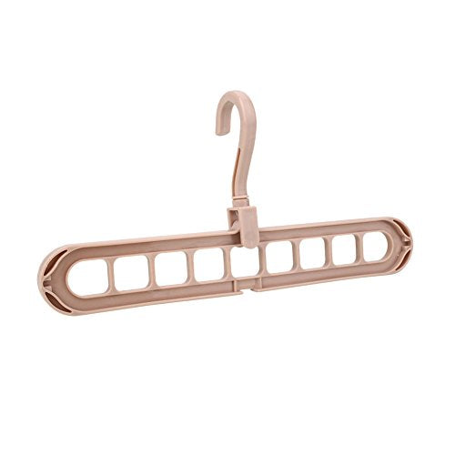 monque 1 pcs Wardrobe Clothes Hanger Hooks Organiser indoor Wall Hanger Clothes Hanger Rack Closet Clothing Organiser Hanging Hangers Light Pink 33.5 1.6 17.5cm