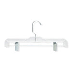 Honey-Can-Do HNGT01180 12 Pack Crystal Patterned Bottom Hangers, Clear