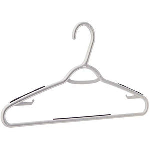 AmazonBasics Plastic Clothes Hanger with Non-Slip Pad, 20-Pack