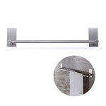 BeiLan Single Towel Bar Rack Stainless Steel Kitchen Rail Self Adhesive Stainless Steel Rack 15.7'' (Towel Bar)