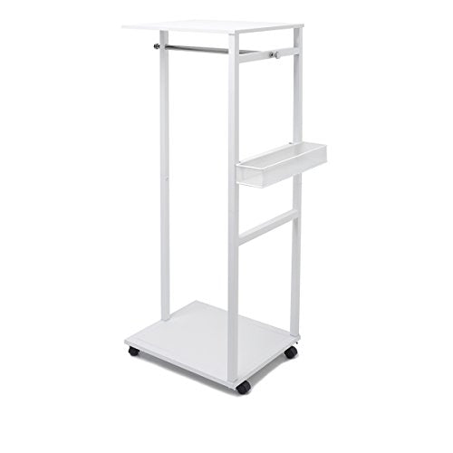 Joy Mangano Ultimate, White Closet Rolling Rack