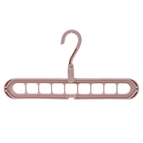 9Holes Clothes Hanger Plastic Storage Rack Wardrobe Clothing Organizer Coat Hook