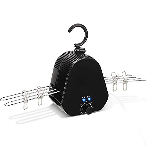 Walmeck Mini Portable Hang Dryer Clothes Hanger Shoes Dryer with HOT and Cold Drying Technology Ultraviolet Ray Deodorization Sterilization Fast Dryer for Traveling Outdoor