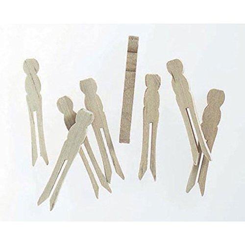 210 Mini Wood Flat Clothespin No Springs 2.5  Wedding Craft Clothes Pins