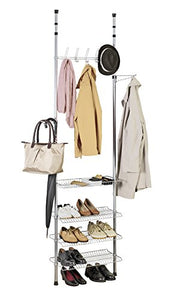 WENKO Appolon Adjustable Organization Telescopic Clothes Rack System