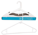 Merrick Plastic Clothing Hangers, Set of 60