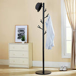 LE Wrought Iron Hanger Floor Clothes Rack,Simple Hanger Coat Rack Floor Living Room Simple Modern Black