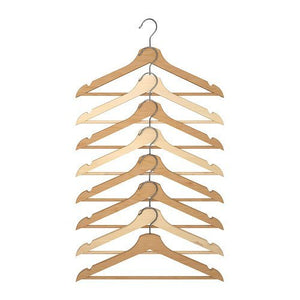 IKEA BUMERANG wooden hanger, natural (natural) – Ringbe