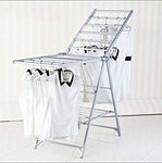 LE Stainless Steel Clothes Drying Rack,Drying Rack Landing Folding airfoil Hanger Aluminum Indoor Drying Racks A