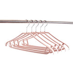 Anti-Skid Clothes Hangers Suit Hangers Shirts Sweaters Dress Hanger Hook Drying Rack- 10PCS,Pink