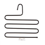 The S-type Trousers Rack Multilayer Pants Folder Clothes Hanger Pants Hanger Scarf-C