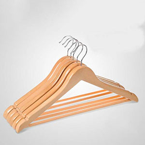 LE Bamboo Wooden Clothes Rack,Solid Wood Clothes Hanger for Clothes Wooden Foot Hanger Clothes for Clothes A