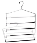 Organize It All 5-Tier Swinging Arm Pant Rack (Stainless Steel)