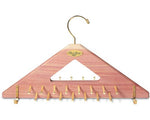 HomyDelight Hanging Cedar Belt and Tie Rack 4 lbs 15.5" 9" 4.75"