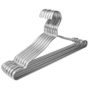 10-Piece Aluminum Alloy Hanger Multi-Function Seamless Drying Rack Suit/Shirt / Sling Hanger (Color : C)