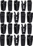 20 Pack Plastic Hanger Clips for Pants Skirts Clothes Pins Pegs