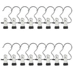 16 PCS Laundry Hook Boot Hanging Hold Clips Portable Hanging Hooks Home Travel Hangers Clothing Clothes Pins