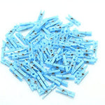 100Pcs Mini Clothespin Baby Shower Favor Baby Decorations,Blue