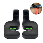 Car Vehicle Back Seat Hidden Hook,2 PCS Universal Car Vehicle Back Seat Headrest Hanger Holder Hook for Shopping Bag Purse Cloth Coat Grocery Handbags Grocery Bag (Black)