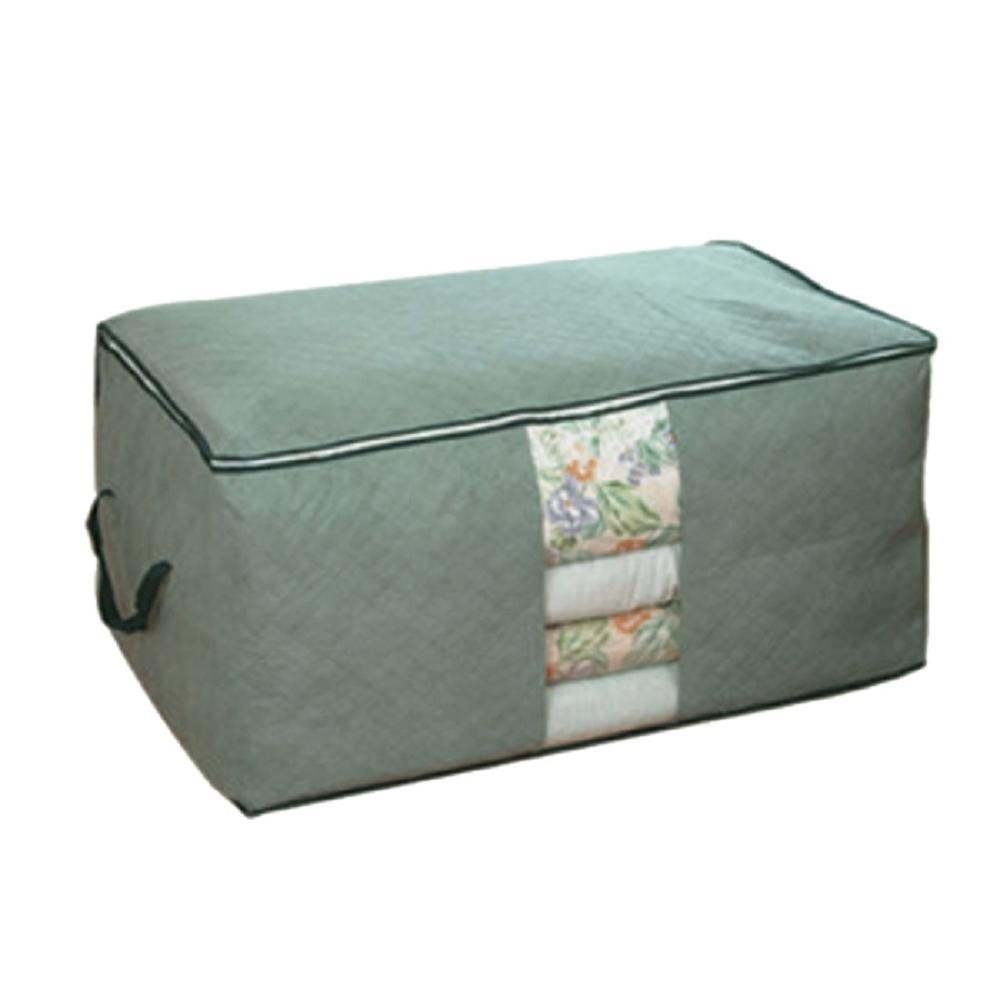 Storage Case ,IEason Clearance Sale! Bamboo charcoal clothing storage bag Quilt storage case Bedding organizer (Gray)